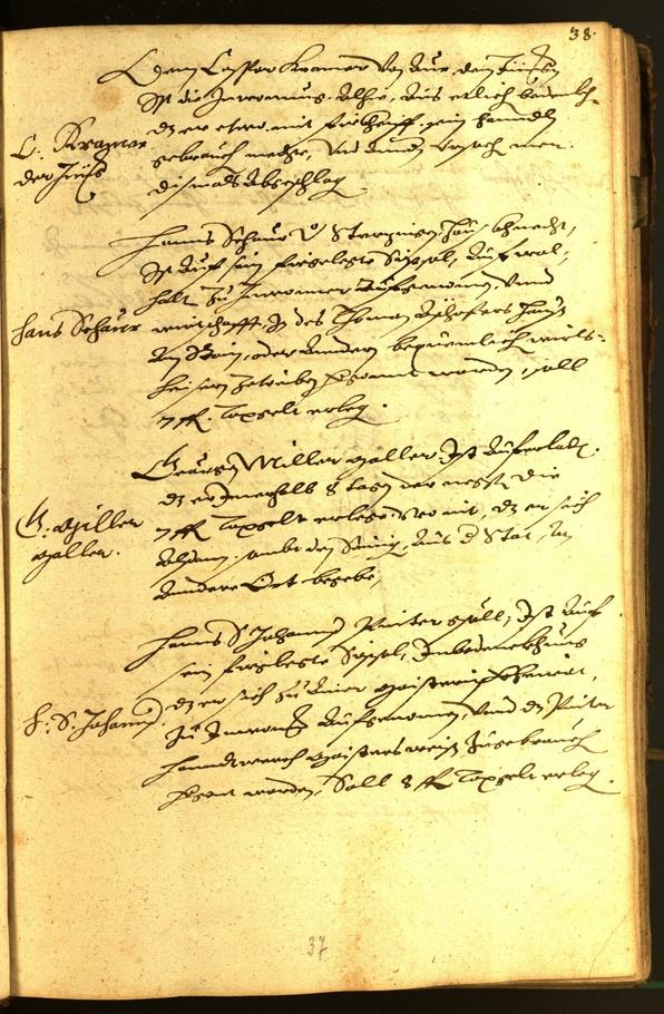 Stadtarchiv Bozen - BOhisto Ratsprotokoll 1581 