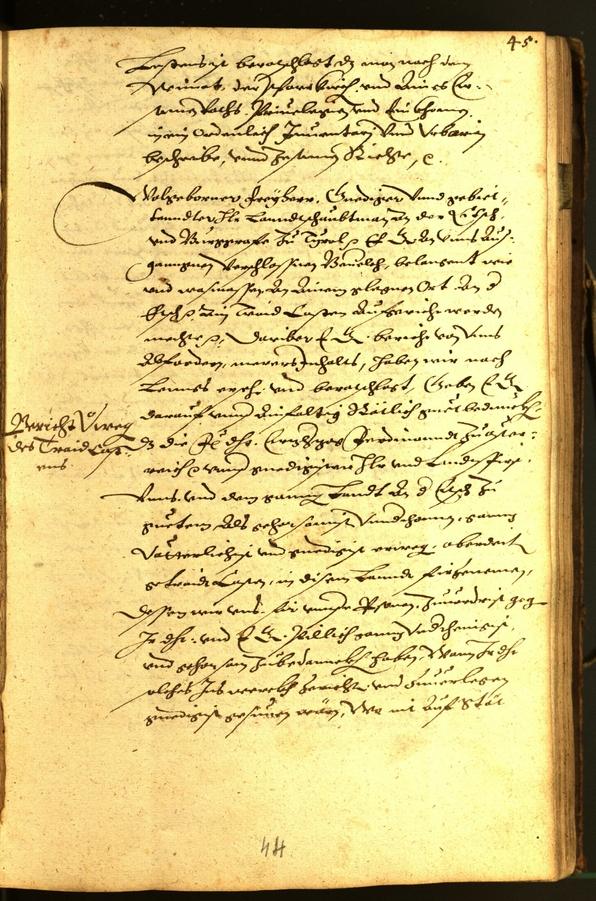 Stadtarchiv Bozen - BOhisto Ratsprotokoll 1581 