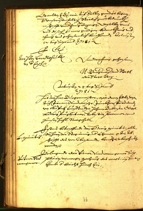 Civic Archives of Bozen-Bolzano - BOhisto Minutes of the council 1581 