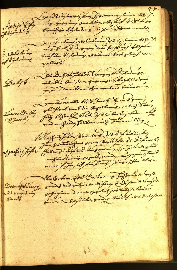 Civic Archives of Bozen-Bolzano - BOhisto Minutes of the council 1581 