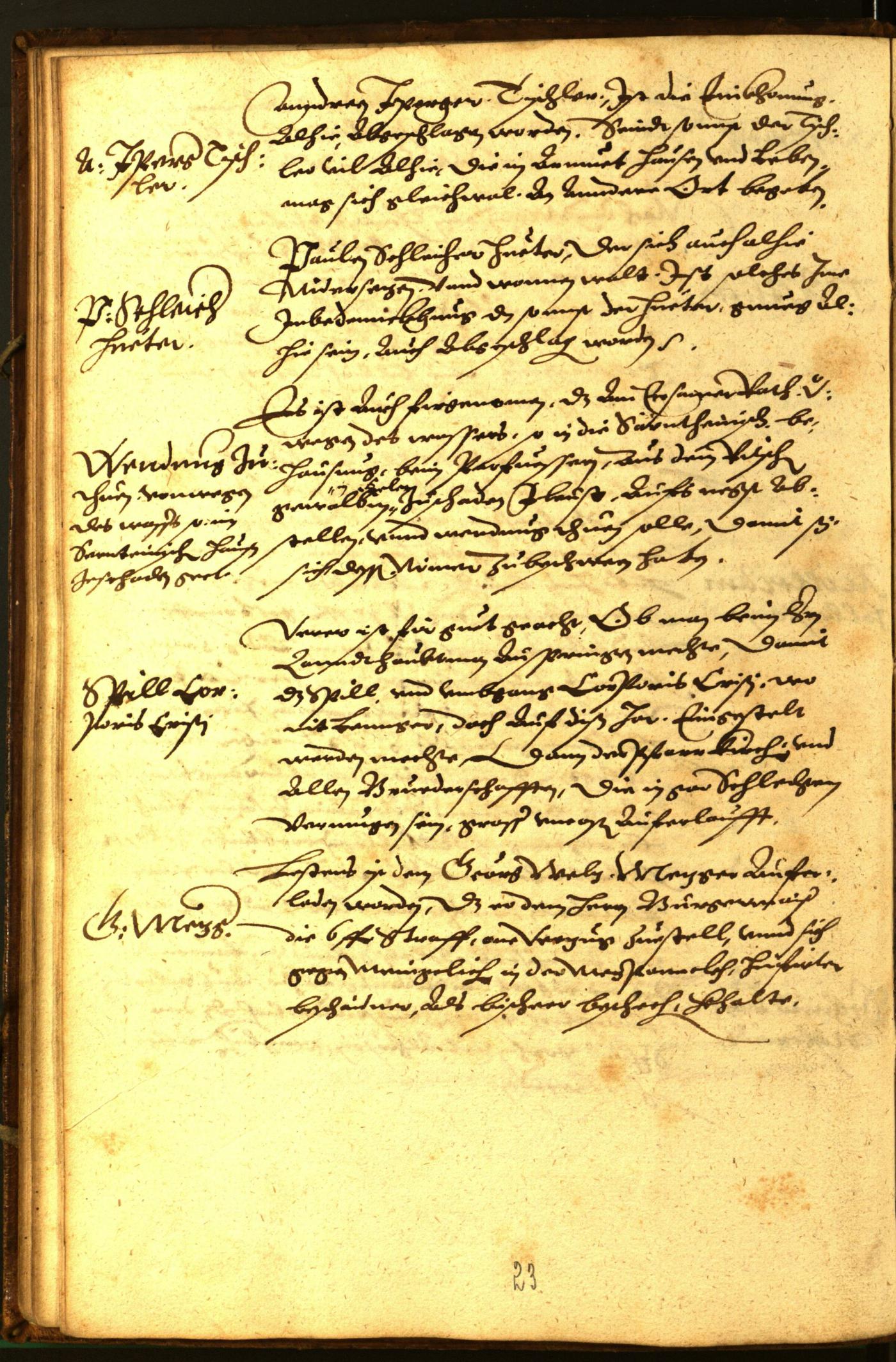 Stadtarchiv Bozen - BOhisto Ratsprotokoll 1581 