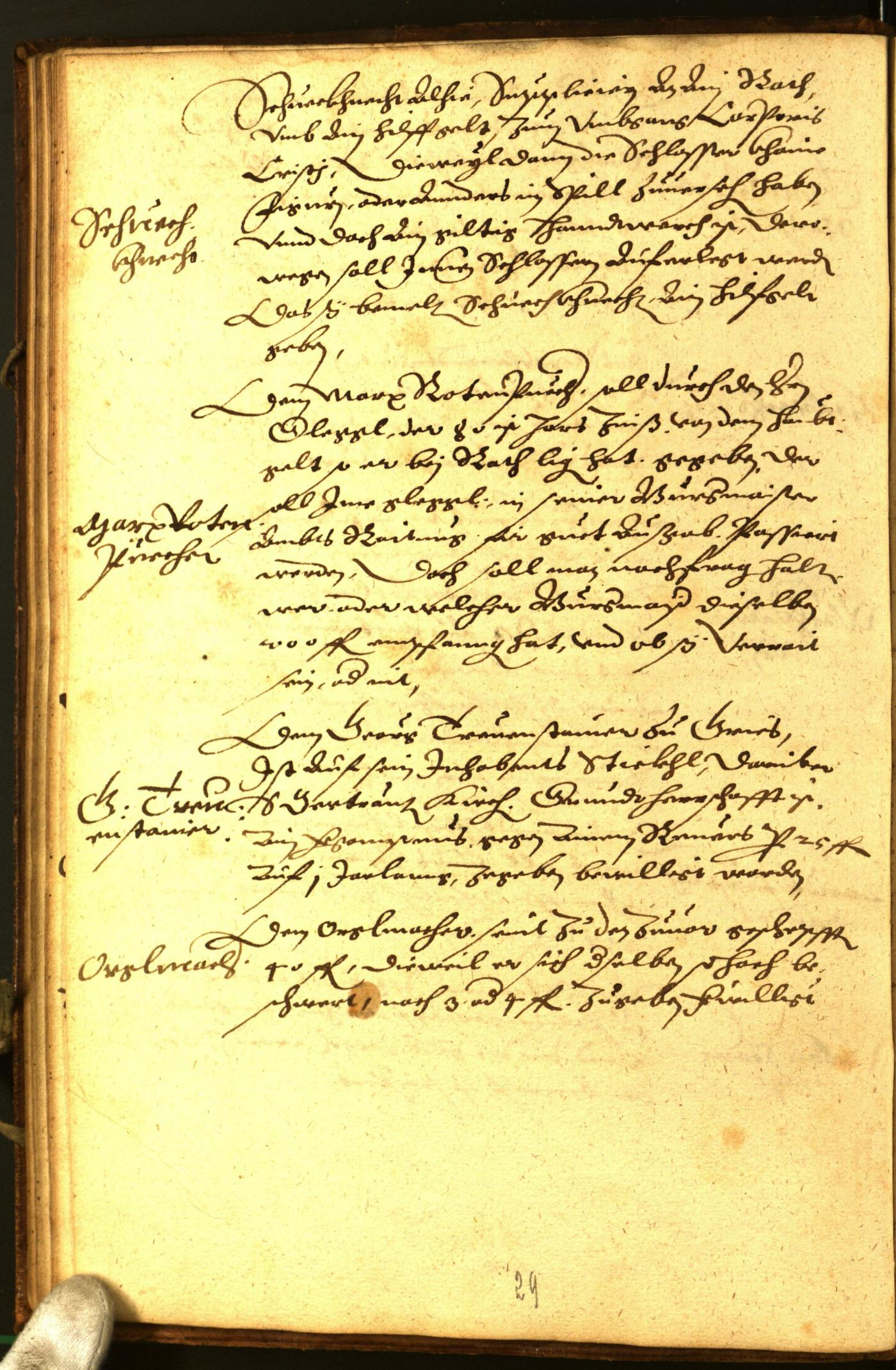 Civic Archives of Bozen-Bolzano - BOhisto Minutes of the council 1581 