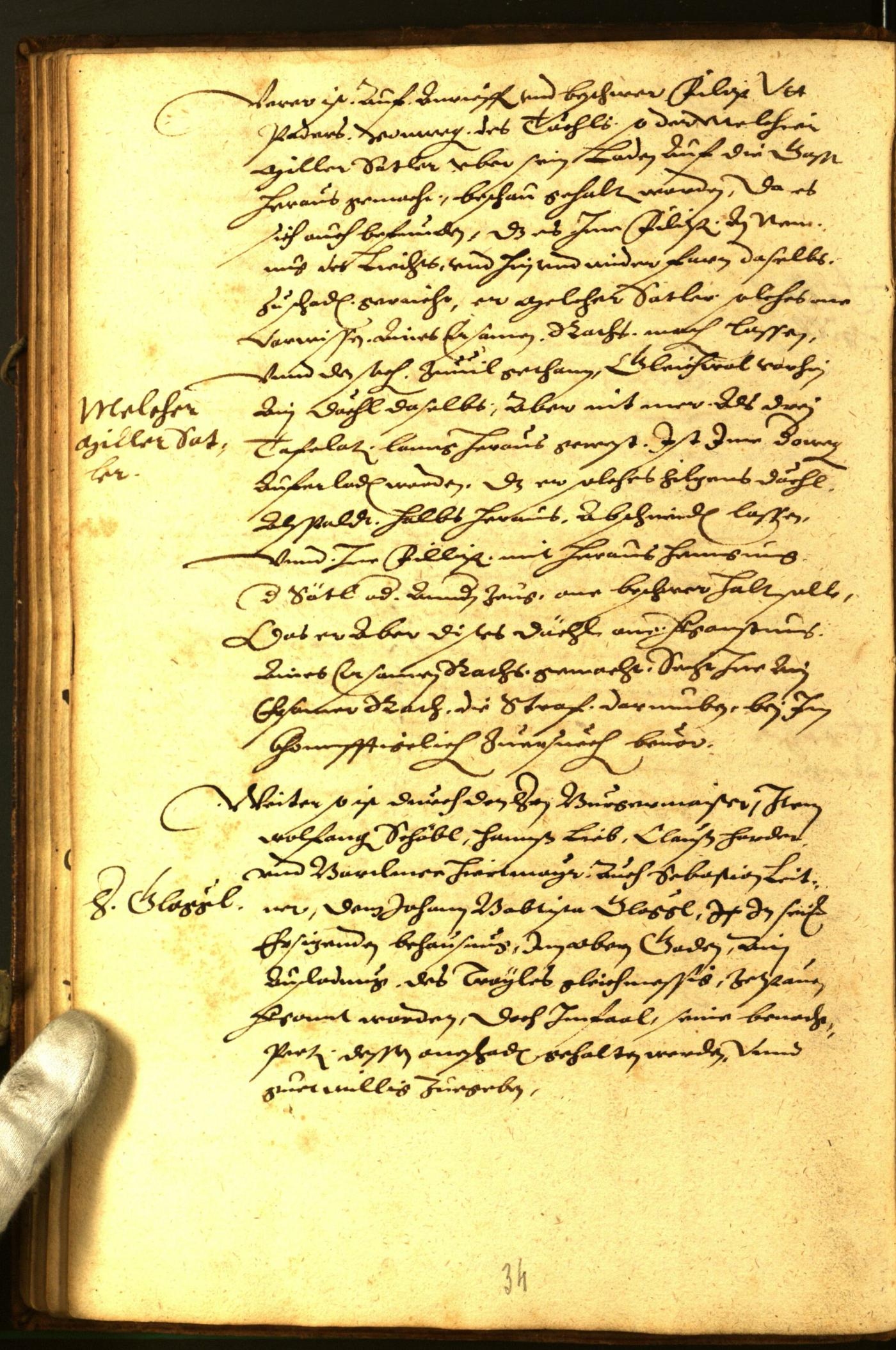 Civic Archives of Bozen-Bolzano - BOhisto Minutes of the council 1581 