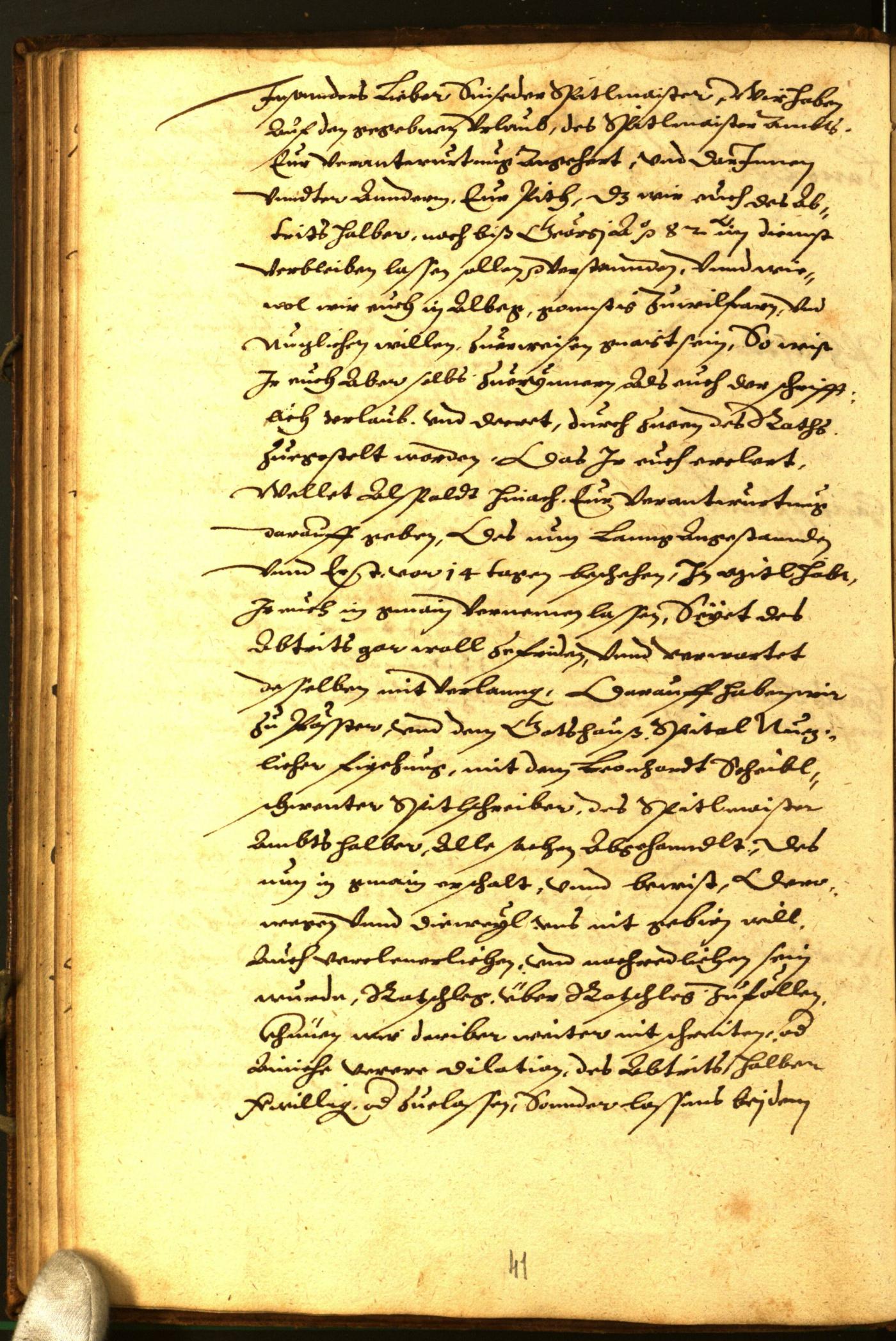 Civic Archives of Bozen-Bolzano - BOhisto Minutes of the council 1581 