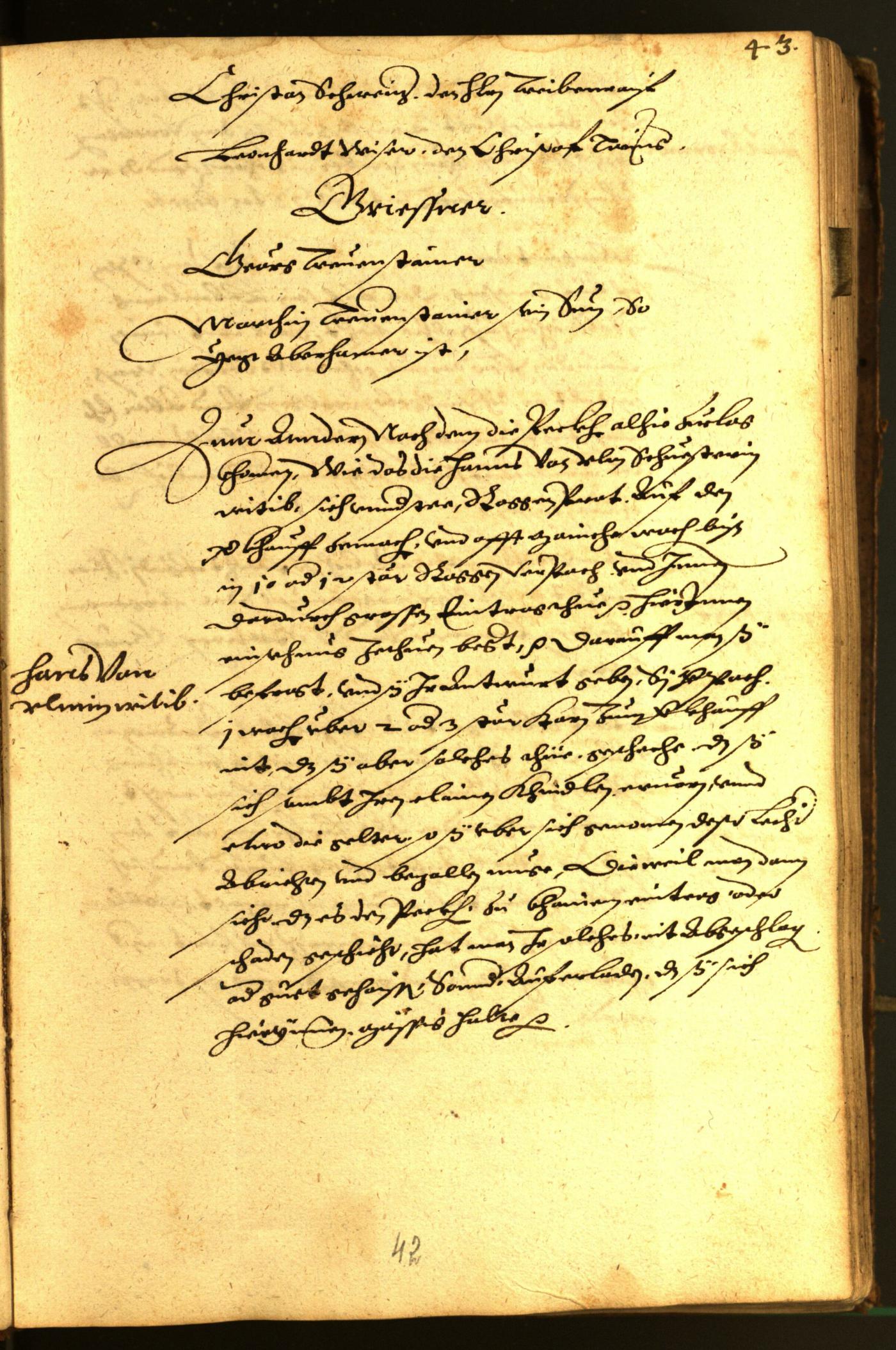 Stadtarchiv Bozen - BOhisto Ratsprotokoll 1581 