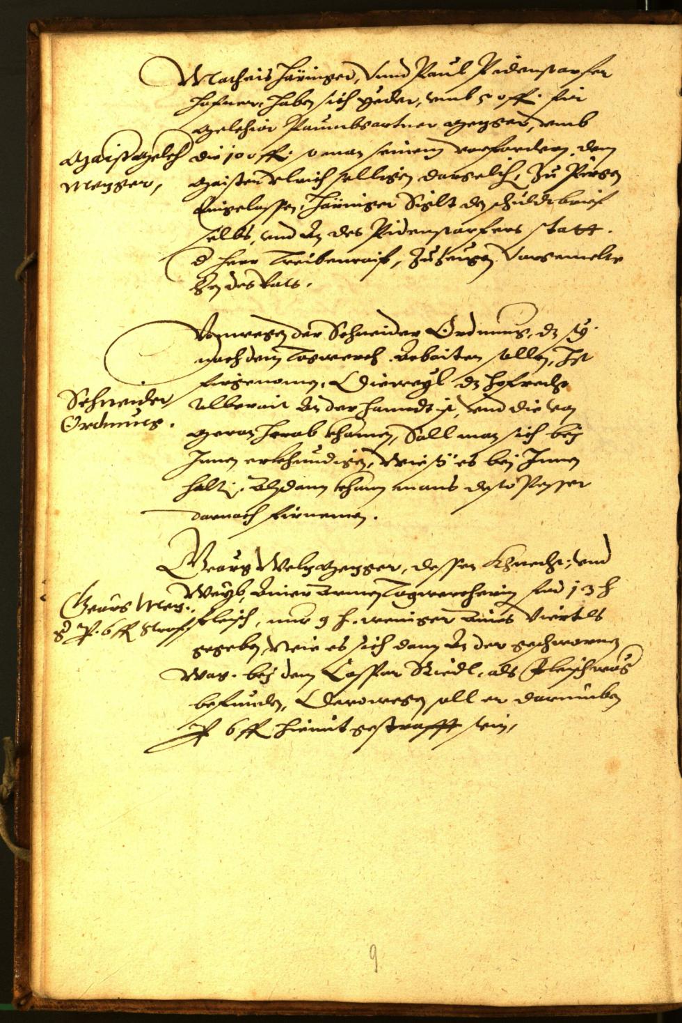 Stadtarchiv Bozen - BOhisto Ratsprotokoll 1581 