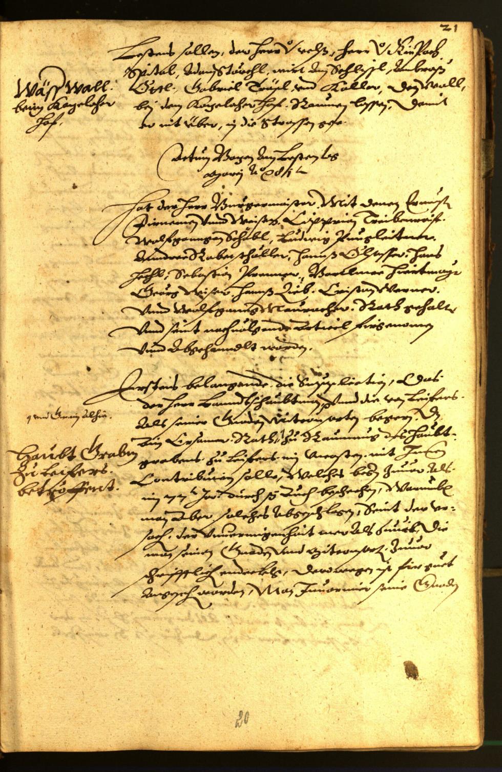 Stadtarchiv Bozen - BOhisto Ratsprotokoll 1581 