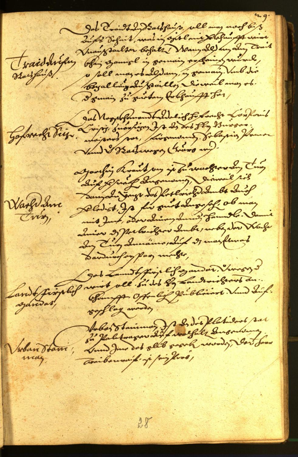 Civic Archives of Bozen-Bolzano - BOhisto Minutes of the council 1581 