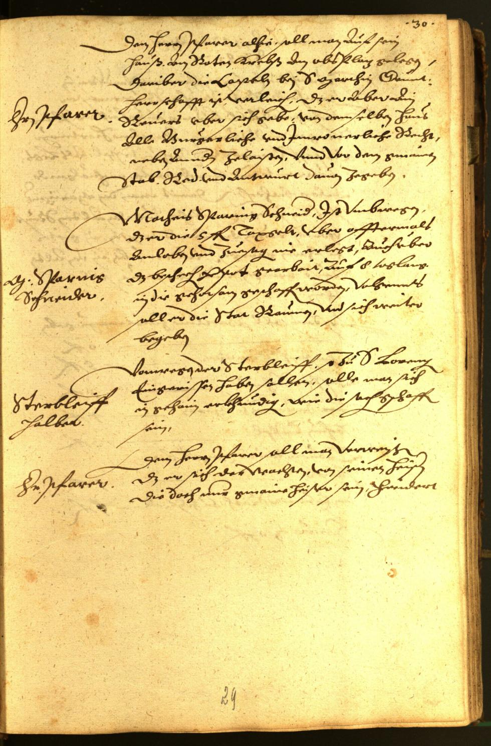 Stadtarchiv Bozen - BOhisto Ratsprotokoll 1581 