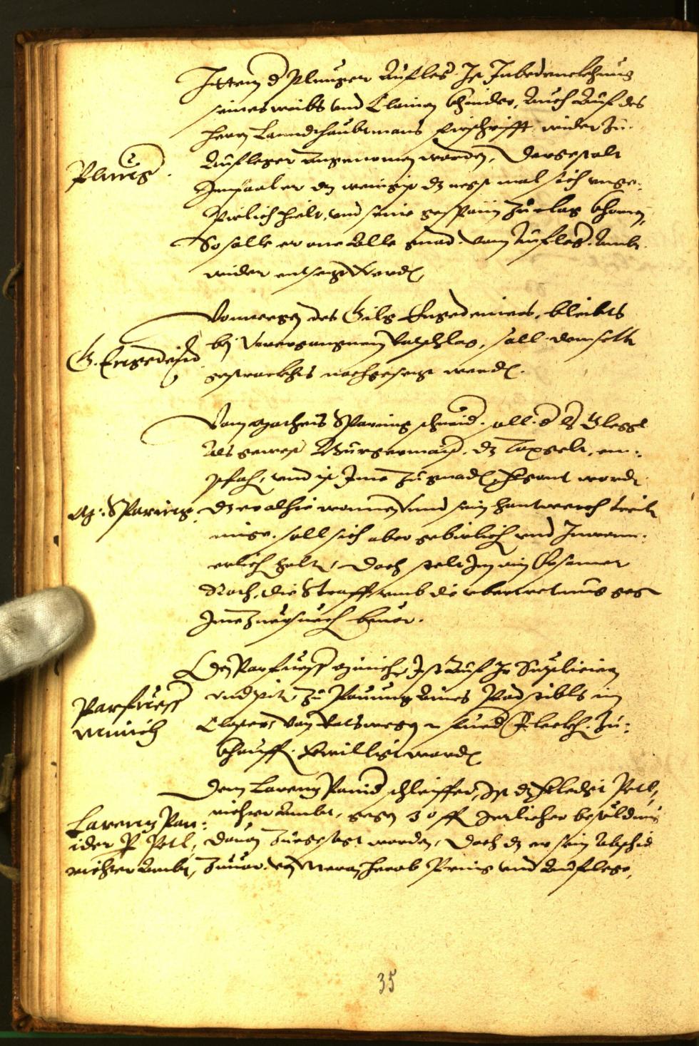 Civic Archives of Bozen-Bolzano - BOhisto Minutes of the council 1581 