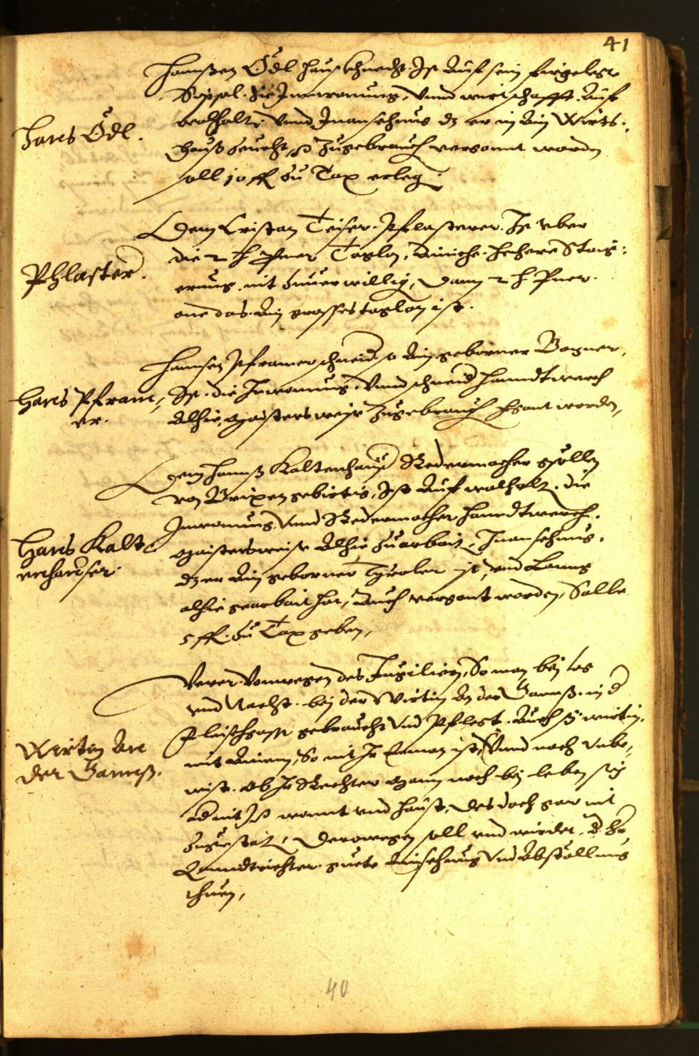 Civic Archives of Bozen-Bolzano - BOhisto Minutes of the council 1581 