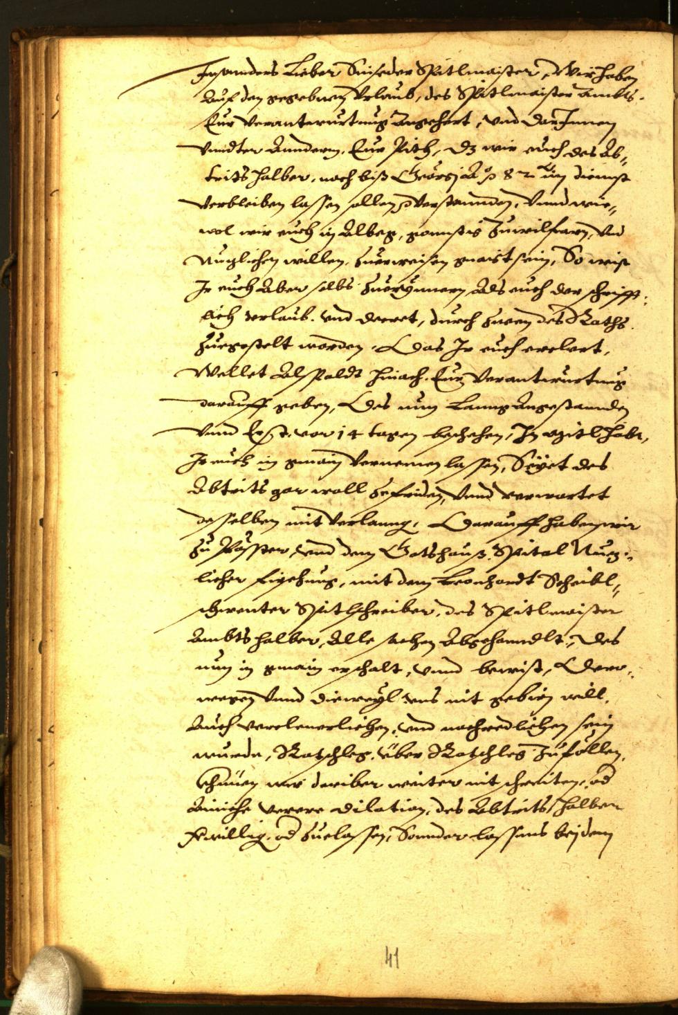 Stadtarchiv Bozen - BOhisto Ratsprotokoll 1581 