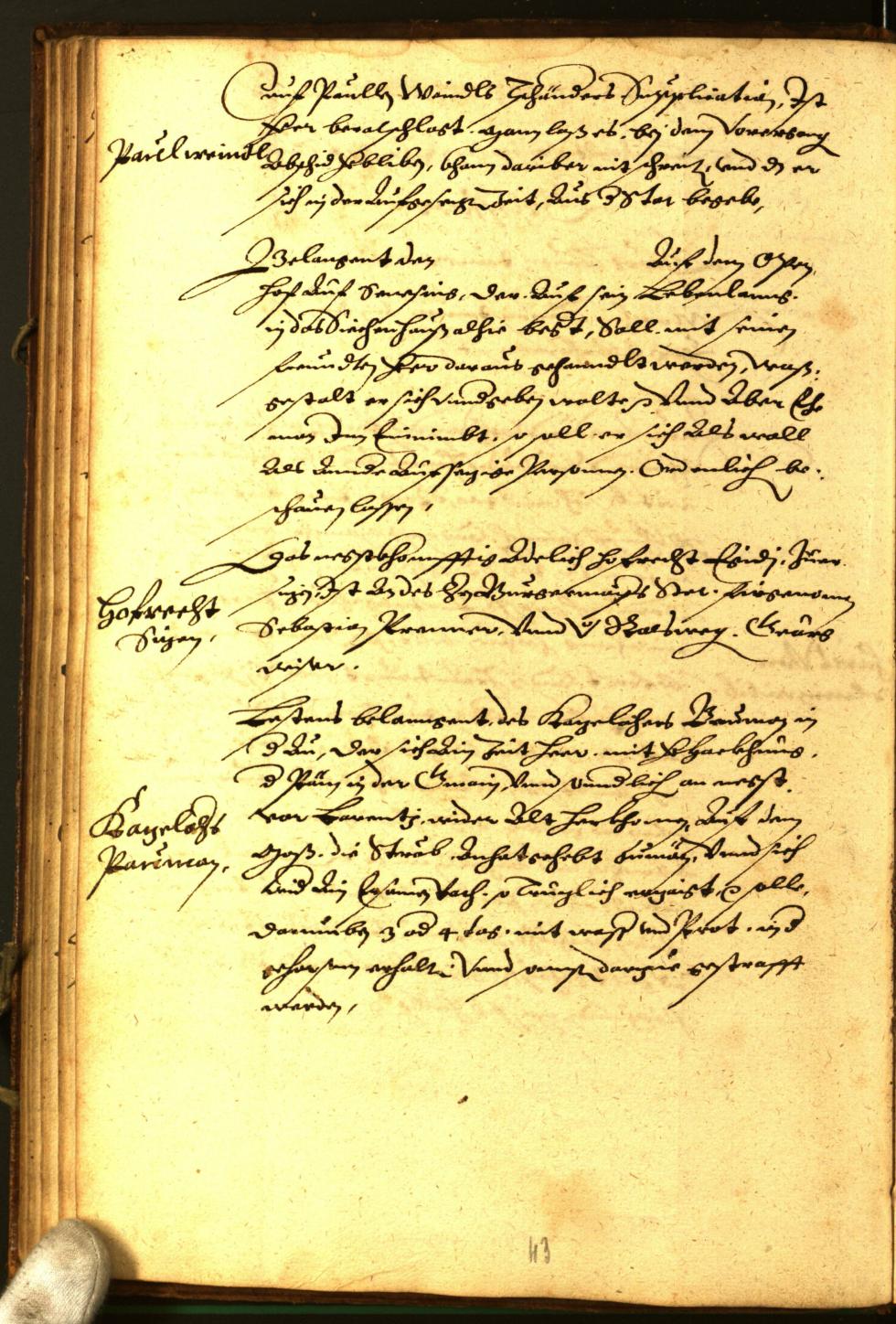 Civic Archives of Bozen-Bolzano - BOhisto Minutes of the council 1581 