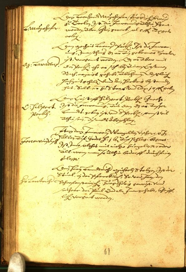 Civic Archives of Bozen-Bolzano - BOhisto Minutes of the council 1582 