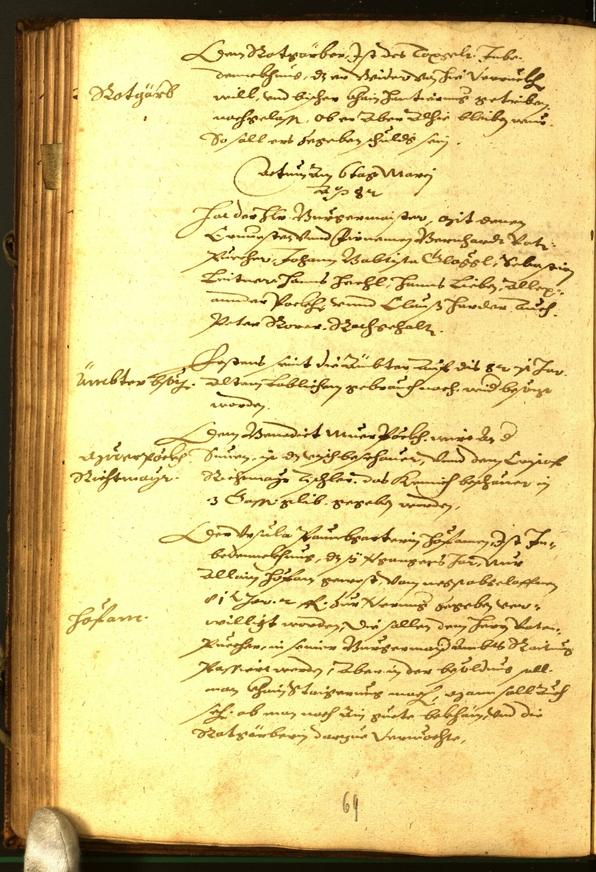 Civic Archives of Bozen-Bolzano - BOhisto Minutes of the council 1582 