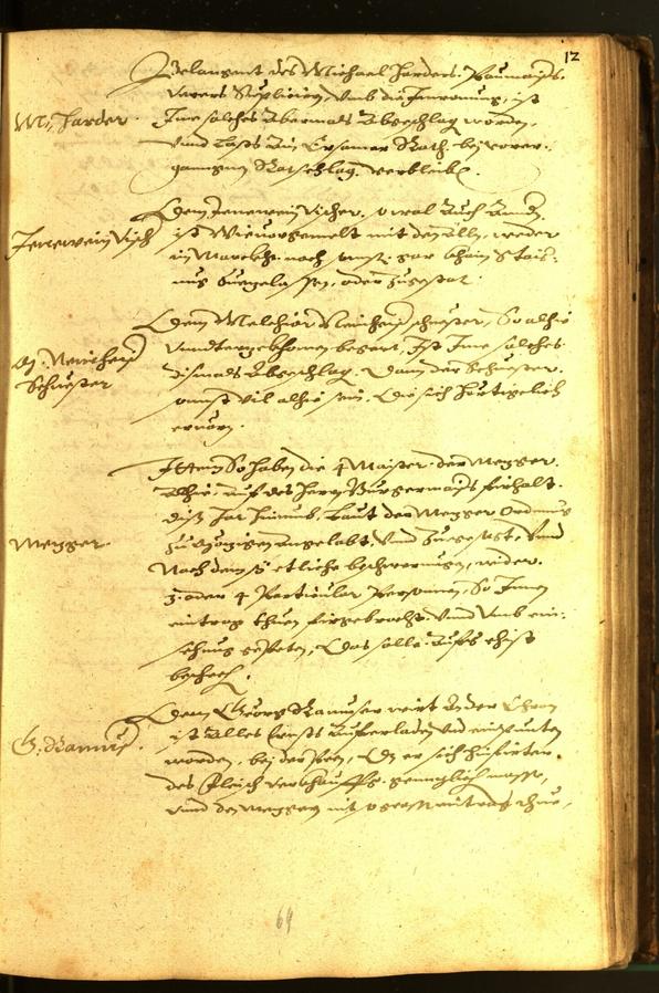 Civic Archives of Bozen-Bolzano - BOhisto Minutes of the council 1582 