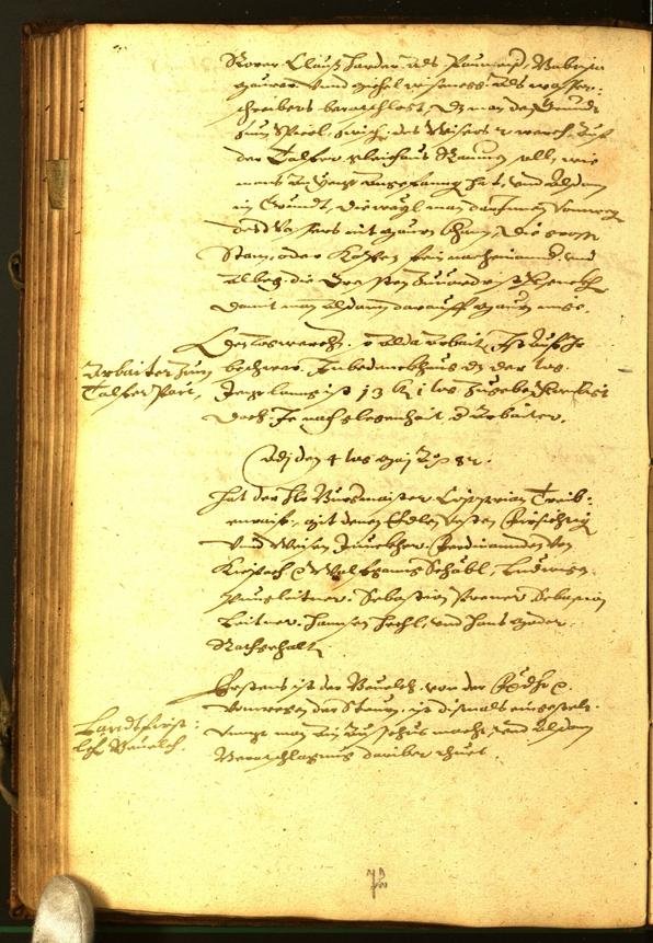 Civic Archives of Bozen-Bolzano - BOhisto Minutes of the council 1582 