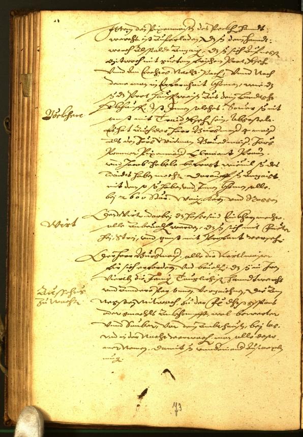 Stadtarchiv Bozen - BOhisto Ratsprotokoll 1582 