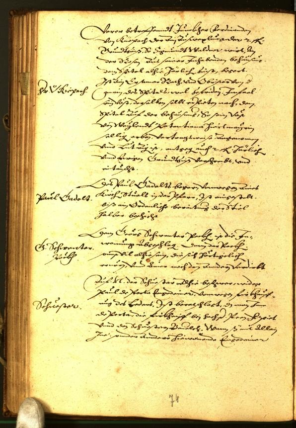 Civic Archives of Bozen-Bolzano - BOhisto Minutes of the council 1582 