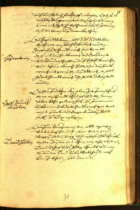 Stadtarchiv Bozen - BOhisto Ratsprotokoll 1582 