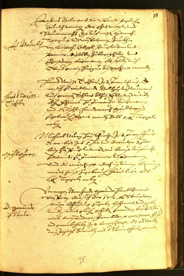 Stadtarchiv Bozen - BOhisto Ratsprotokoll 1582 