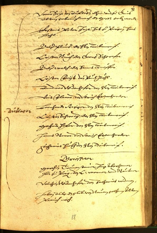 Civic Archives of Bozen-Bolzano - BOhisto Minutes of the council 1582 