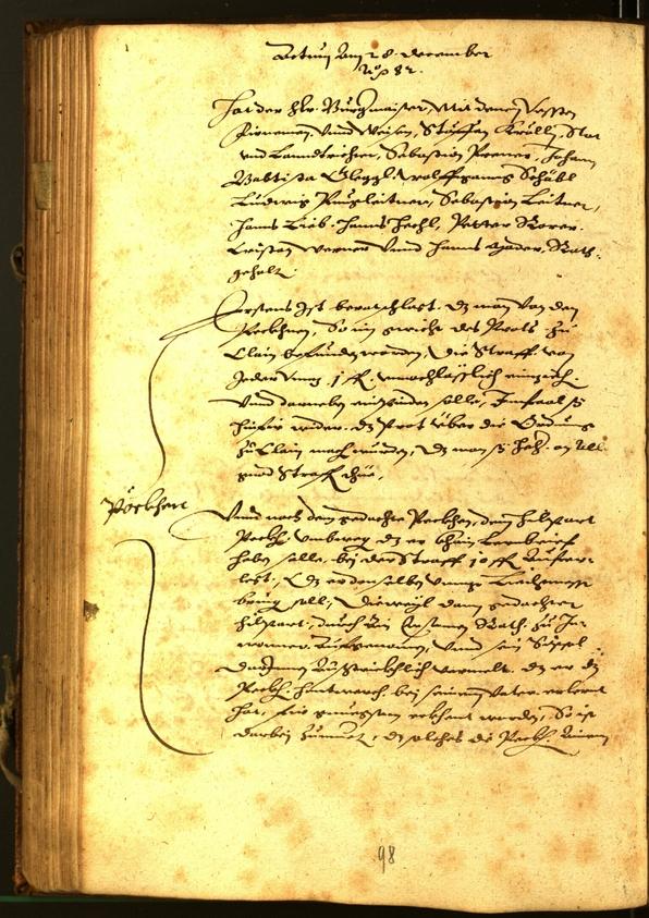 Civic Archives of Bozen-Bolzano - BOhisto Minutes of the council 1582 