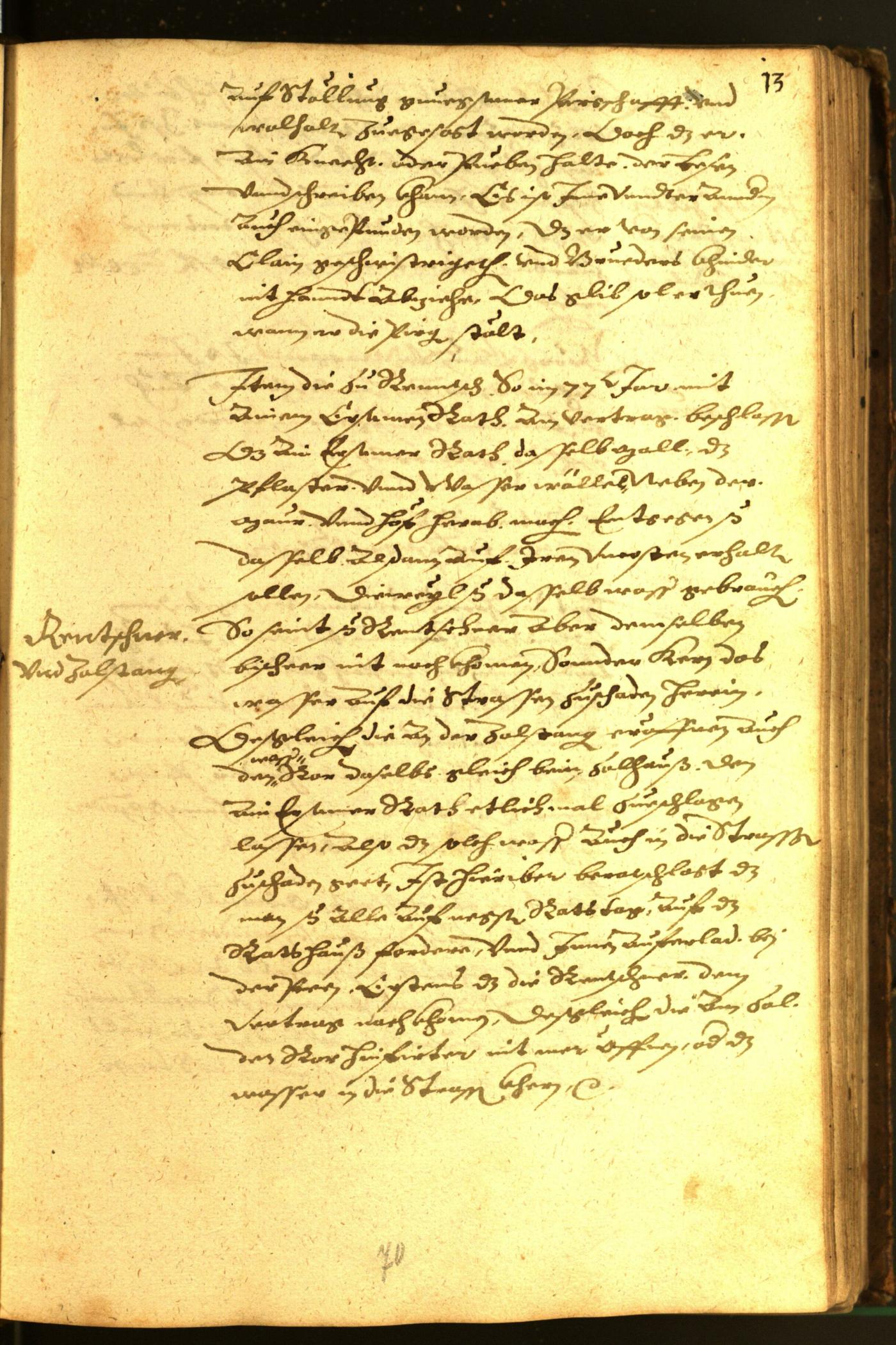 Stadtarchiv Bozen - BOhisto Ratsprotokoll 1582 