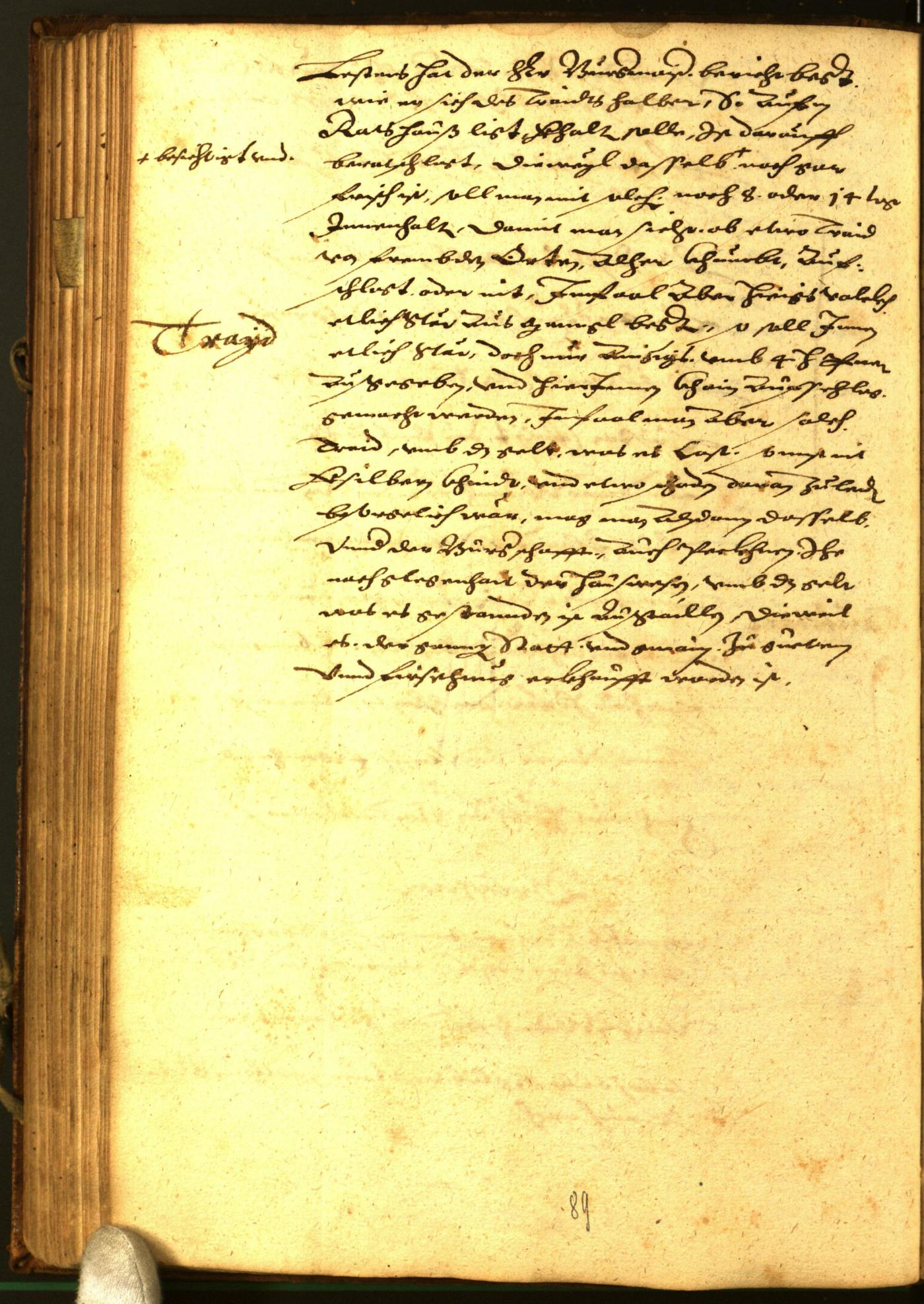 Civic Archives of Bozen-Bolzano - BOhisto Minutes of the council 1582 