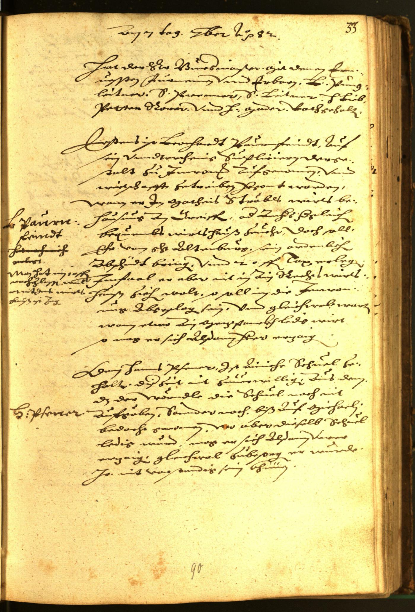 Archivio Storico della Città di Bolzano - BOhisto protocollo consiliare 1582 