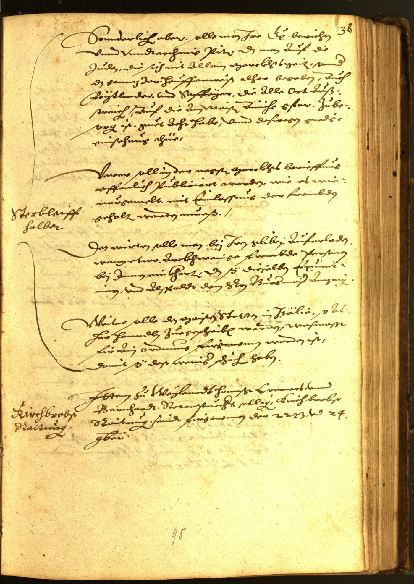 Stadtarchiv Bozen - BOhisto Ratsprotokoll 1582 