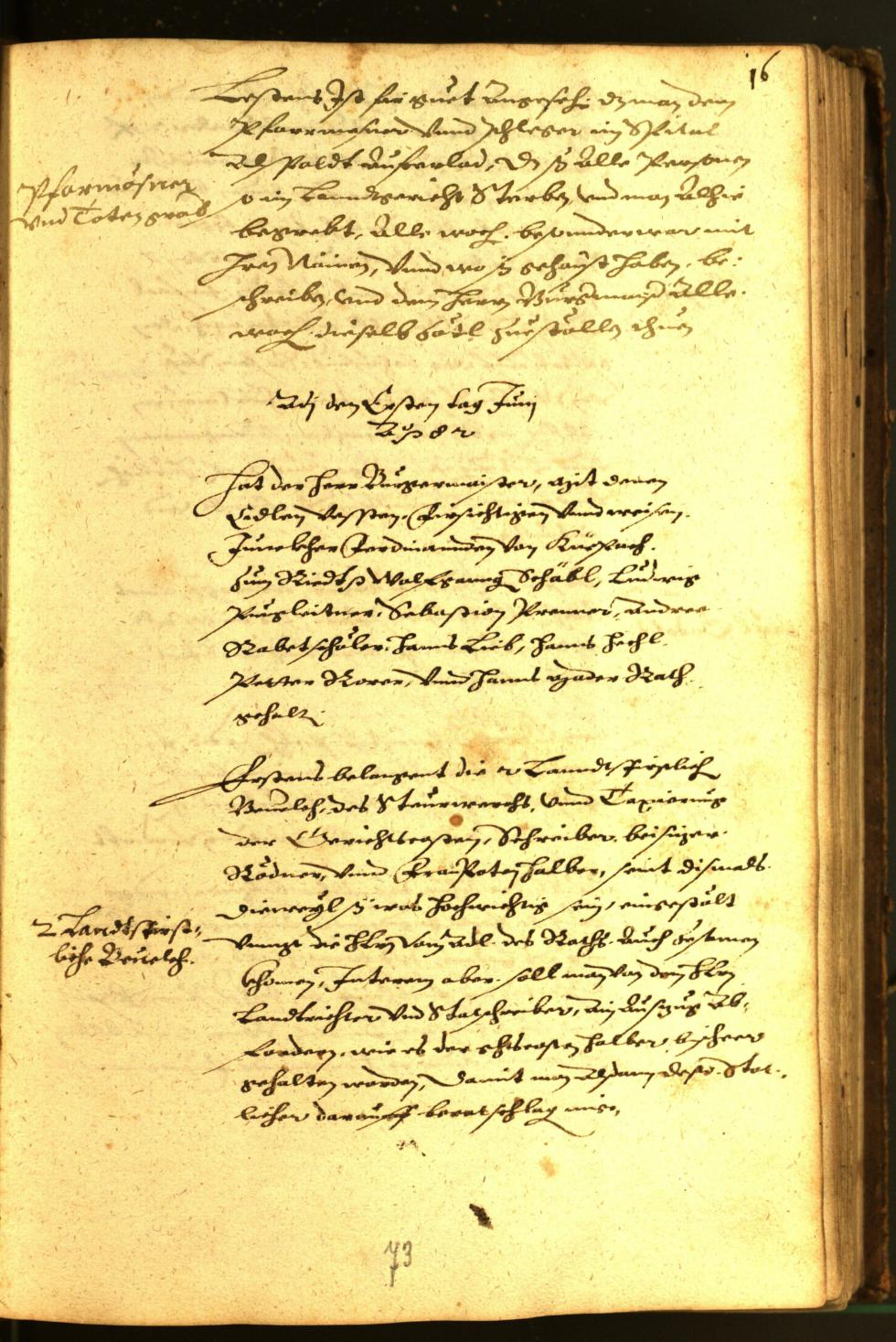 Stadtarchiv Bozen - BOhisto Ratsprotokoll 1582 