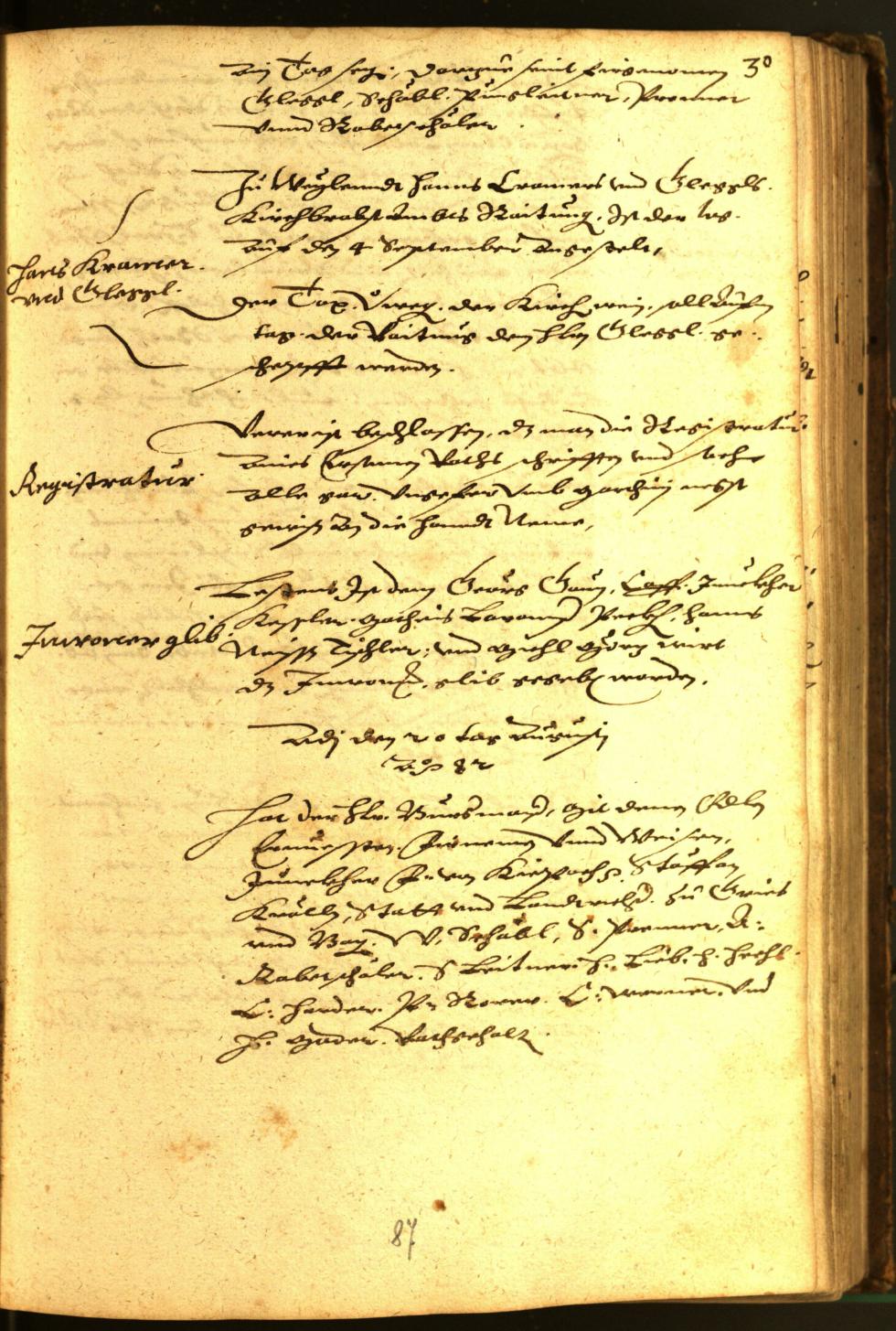 Civic Archives of Bozen-Bolzano - BOhisto Minutes of the council 1582 