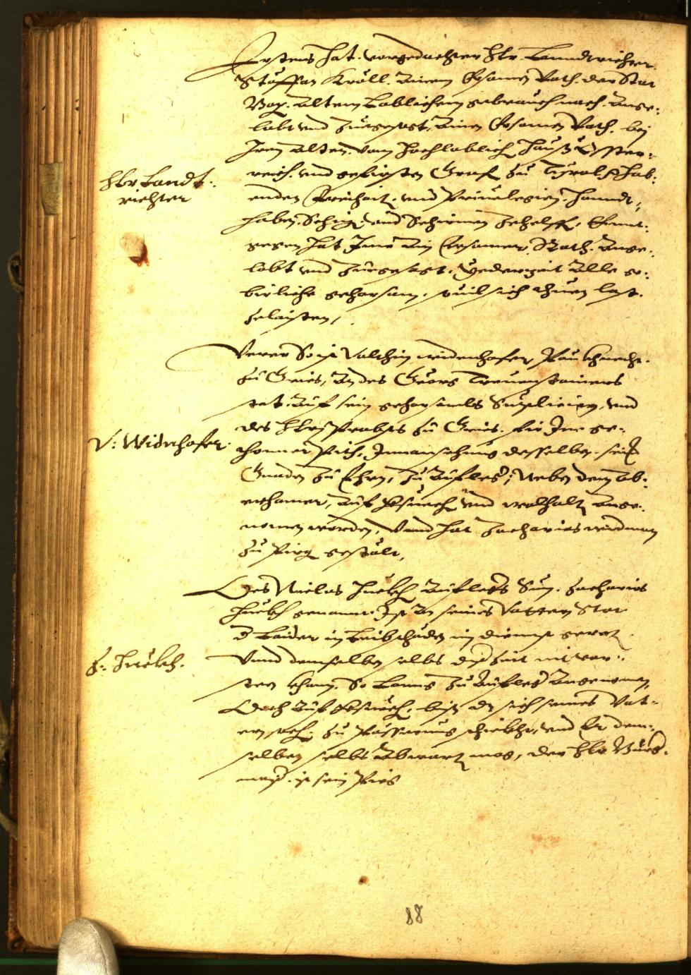 Civic Archives of Bozen-Bolzano - BOhisto Minutes of the council 1582 