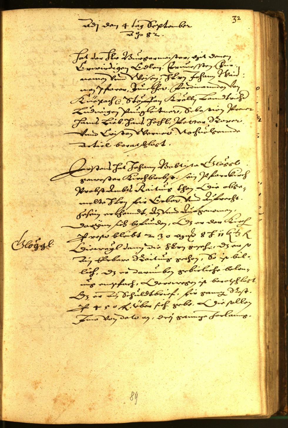 Civic Archives of Bozen-Bolzano - BOhisto Minutes of the council 1582 