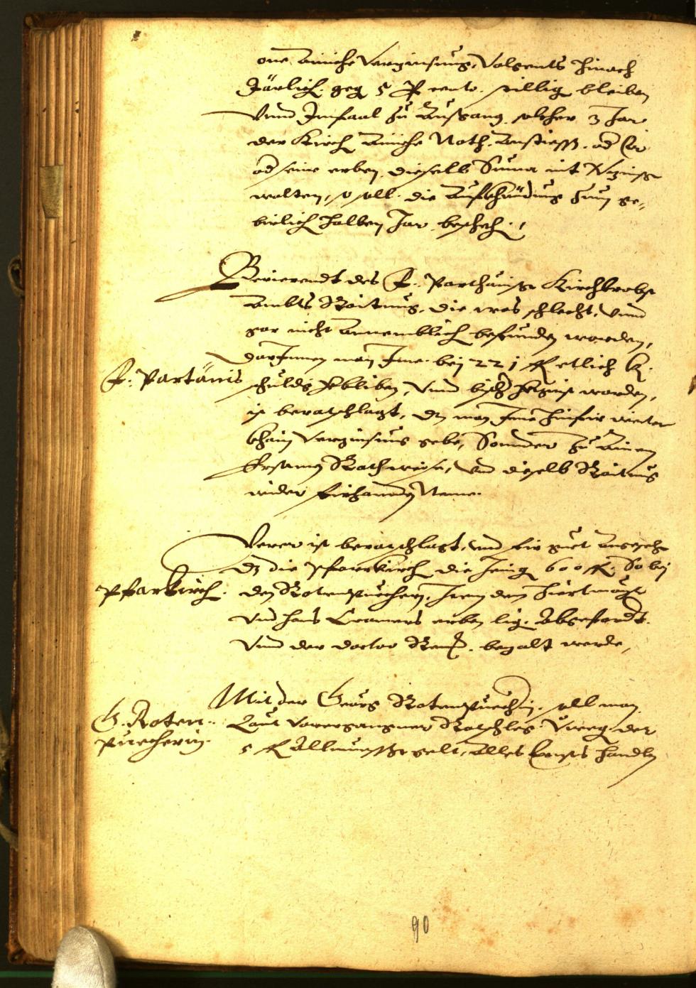 Stadtarchiv Bozen - BOhisto Ratsprotokoll 1582 