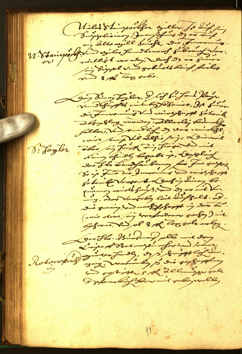 Civic Archives of Bozen-Bolzano - BOhisto Minutes of the council 1582 