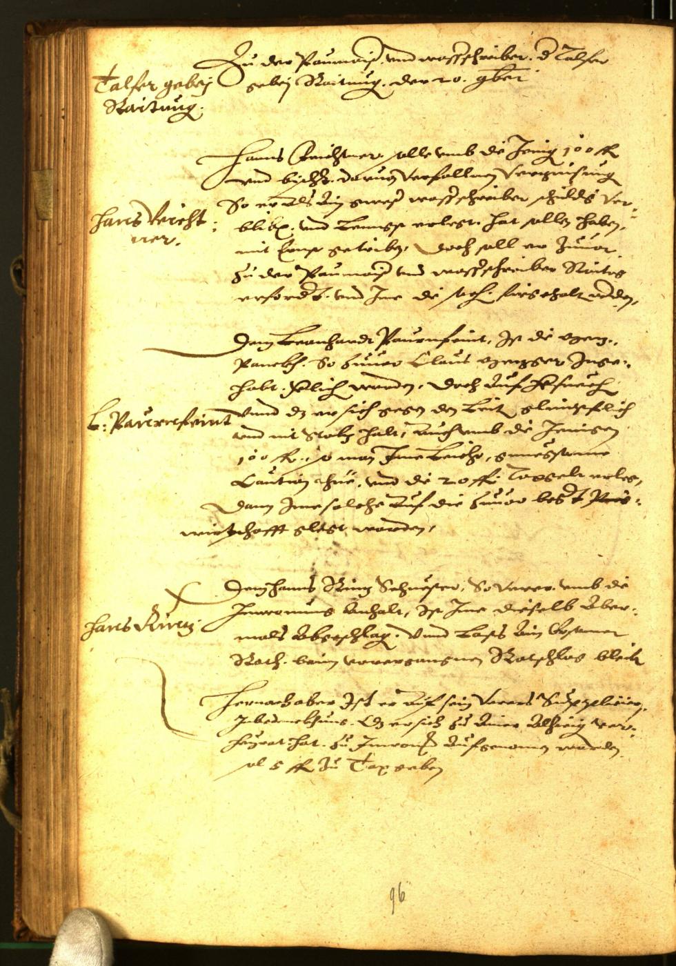 Civic Archives of Bozen-Bolzano - BOhisto Minutes of the council 1582 