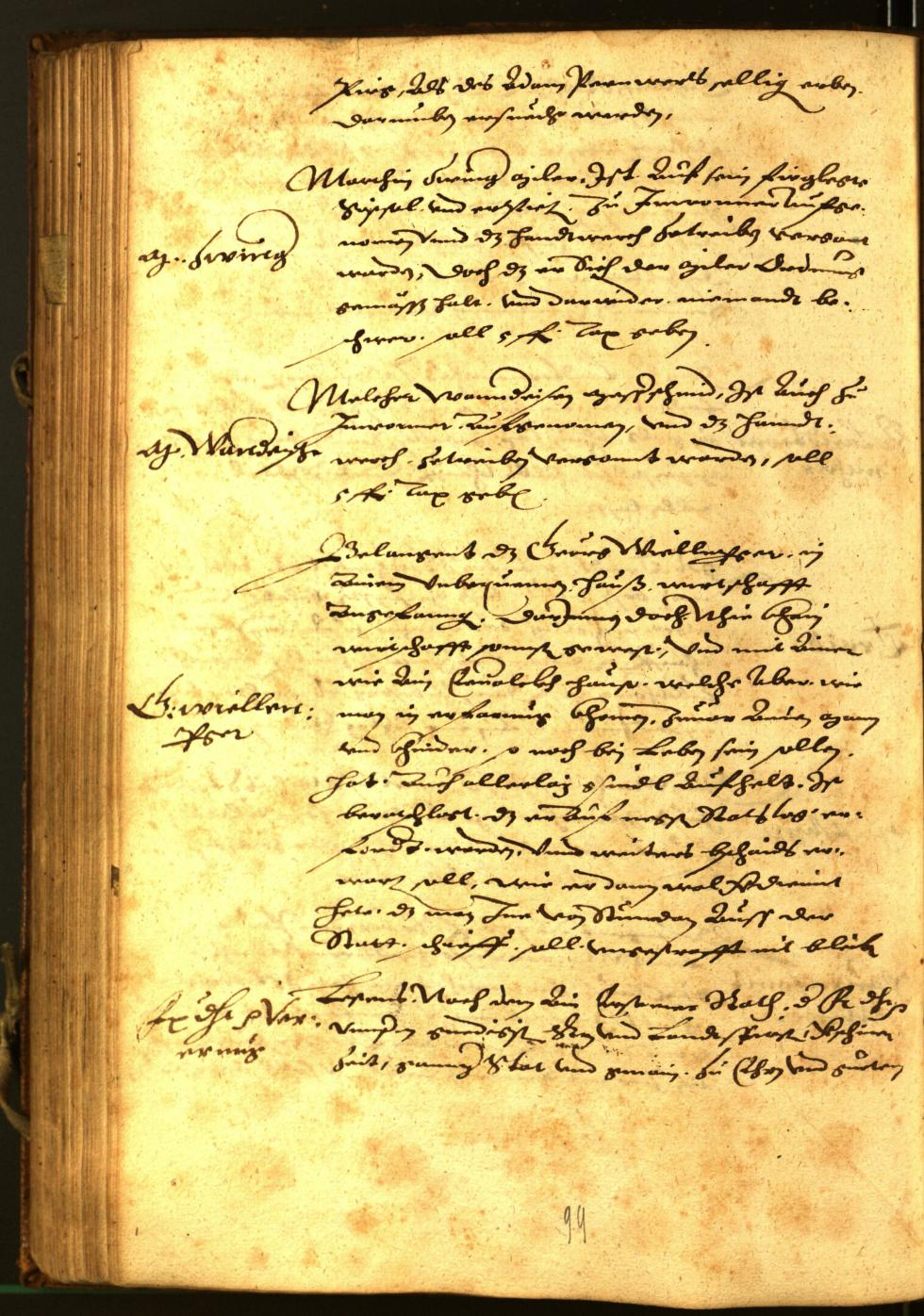 Civic Archives of Bozen-Bolzano - BOhisto Minutes of the council 1582 