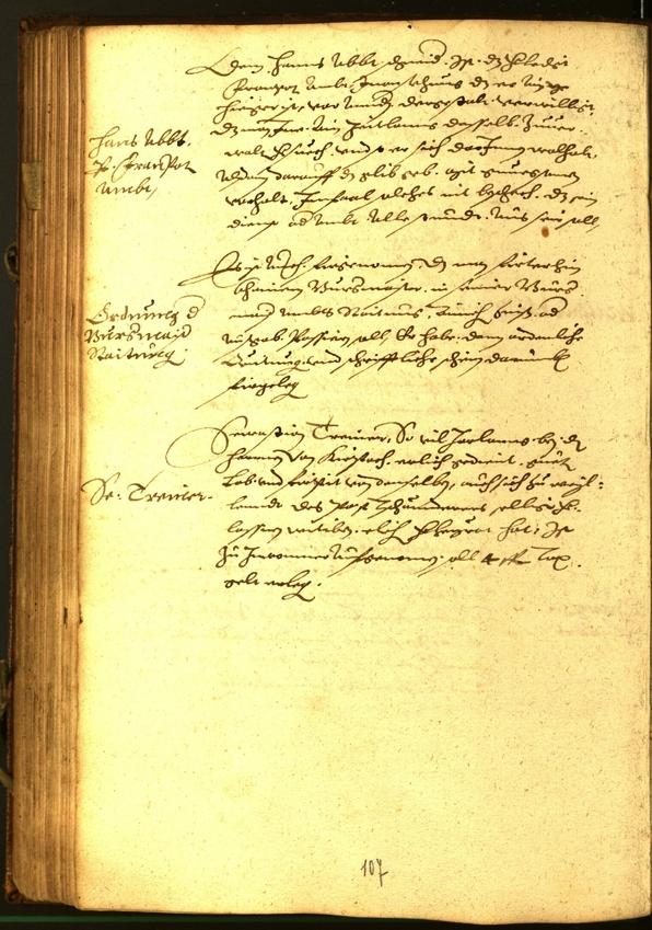 Stadtarchiv Bozen - BOhisto Ratsprotokoll 1583 