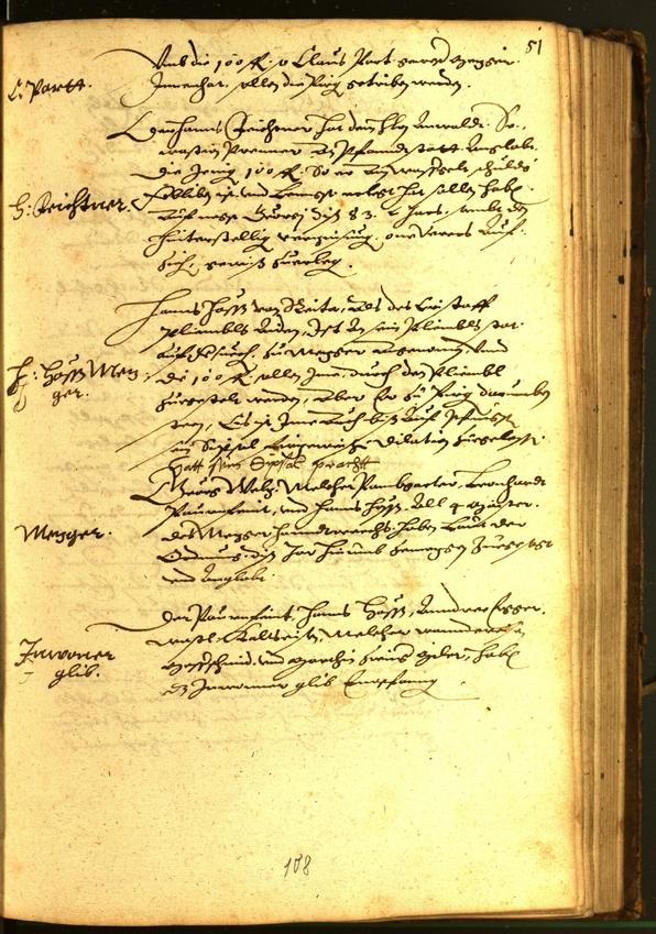 Stadtarchiv Bozen - BOhisto Ratsprotokoll 1583 