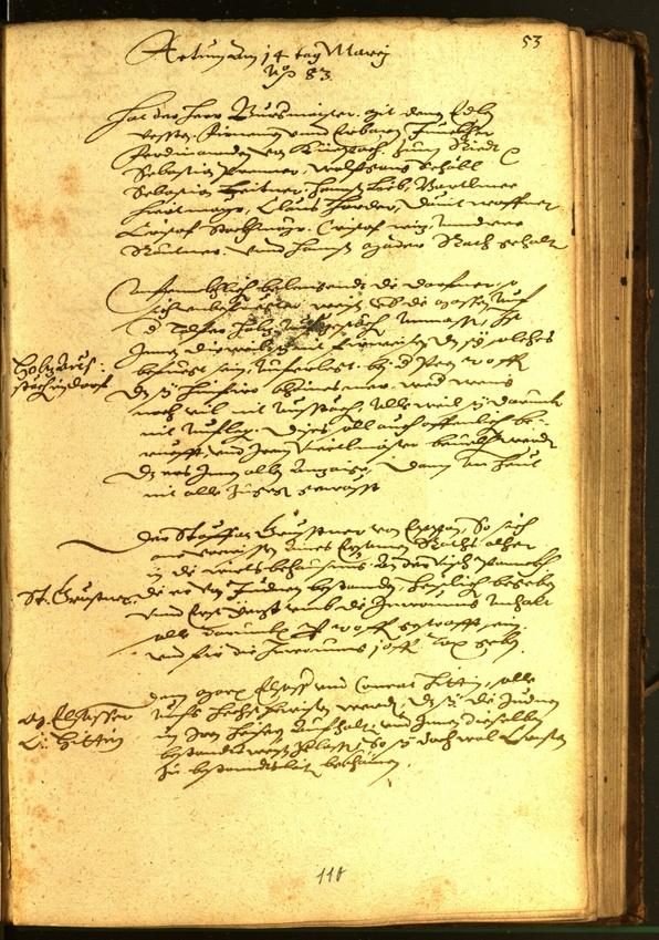 Civic Archives of Bozen-Bolzano - BOhisto Minutes of the council 1583 