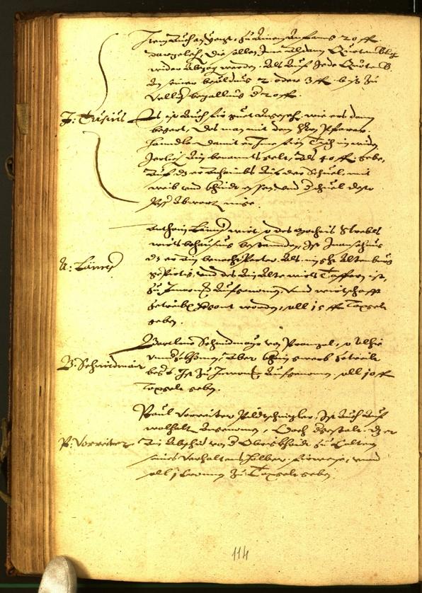 Stadtarchiv Bozen - BOhisto Ratsprotokoll 1583 