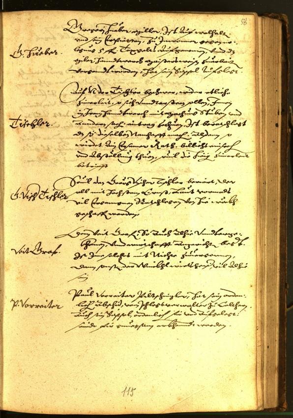 Stadtarchiv Bozen - BOhisto Ratsprotokoll 1583 