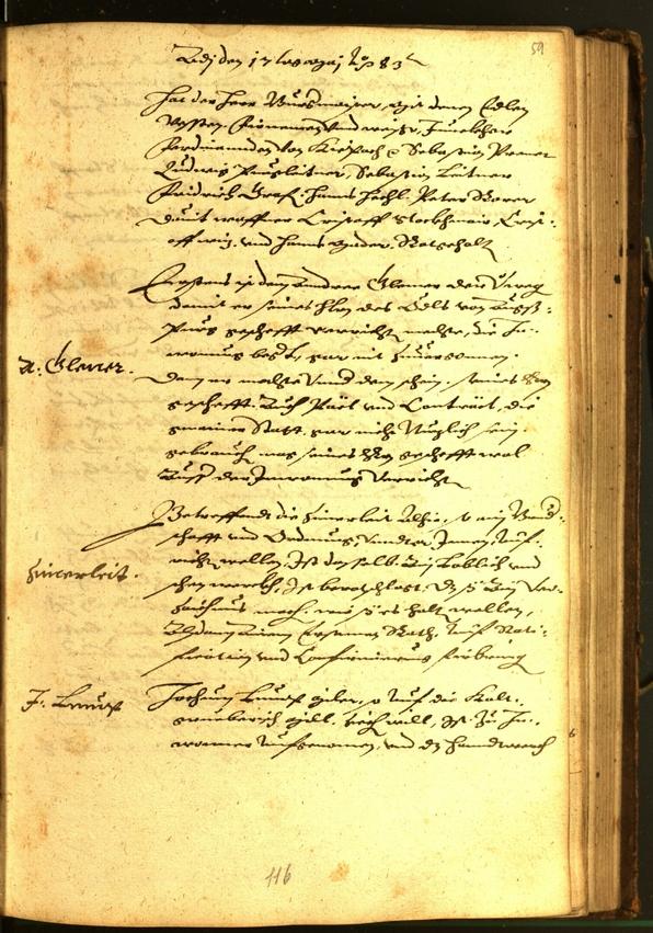 Civic Archives of Bozen-Bolzano - BOhisto Minutes of the council 1583 