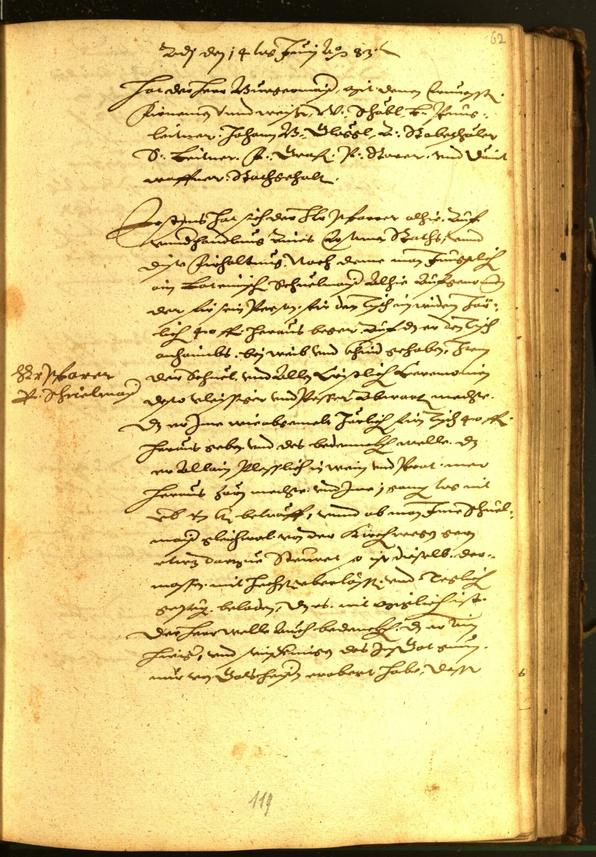 Stadtarchiv Bozen - BOhisto Ratsprotokoll 1583 