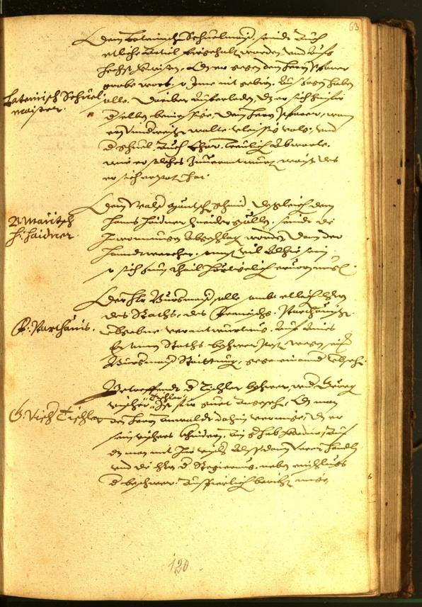 Stadtarchiv Bozen - BOhisto Ratsprotokoll 1583 