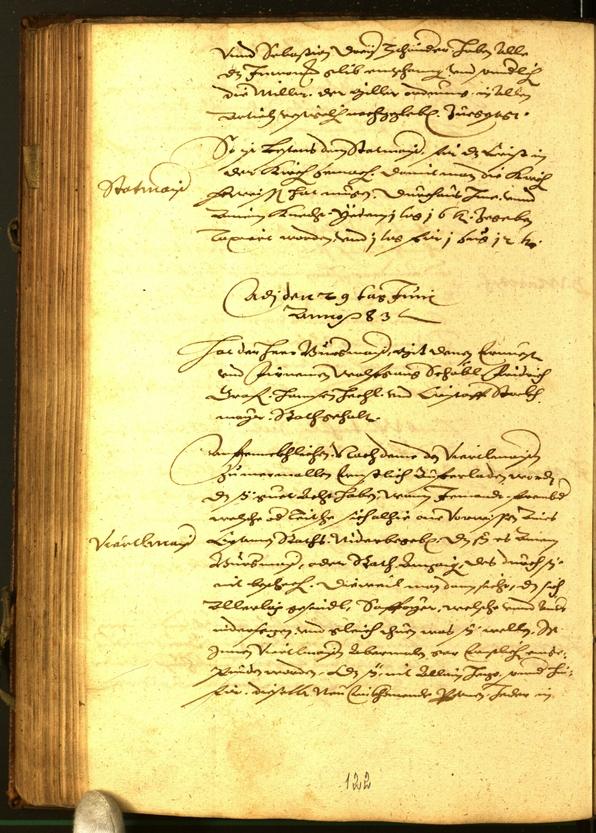 Civic Archives of Bozen-Bolzano - BOhisto Minutes of the council 1583 