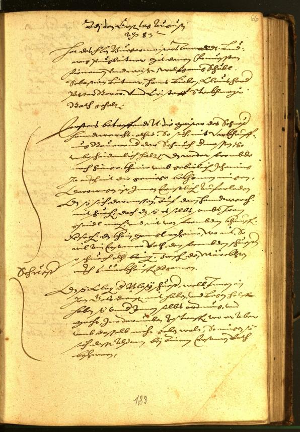 Stadtarchiv Bozen - BOhisto Ratsprotokoll 1583 