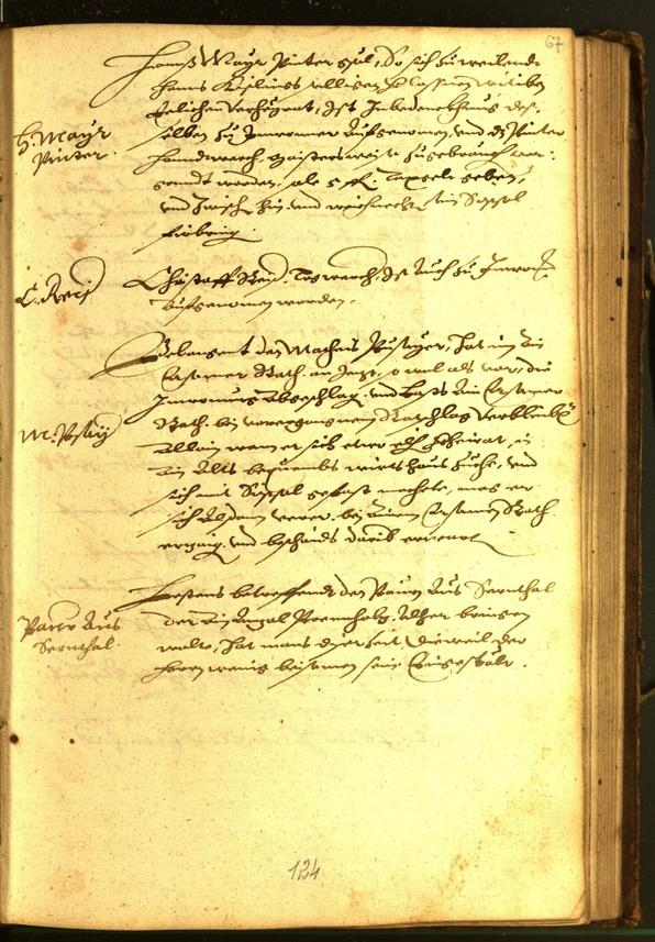 Stadtarchiv Bozen - BOhisto Ratsprotokoll 1583 